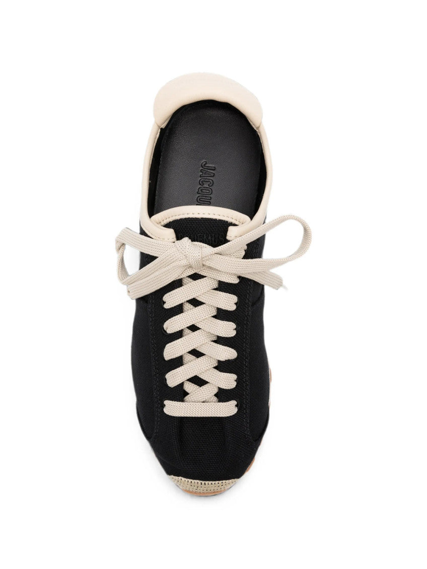 Black Lace-up Sneakers 4