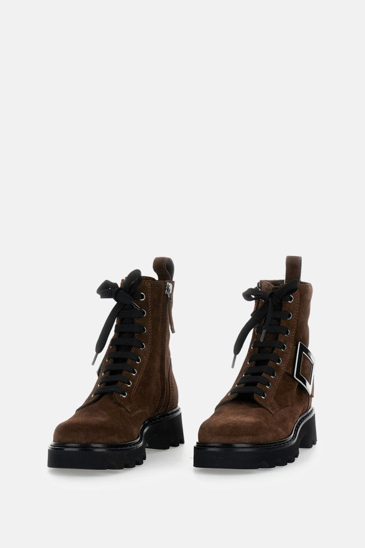 Brown Lace Up Boots 2