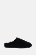Black Slip On Mules 1
