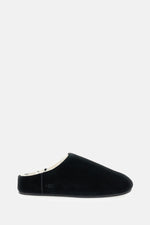 Black Slip On Mules 1