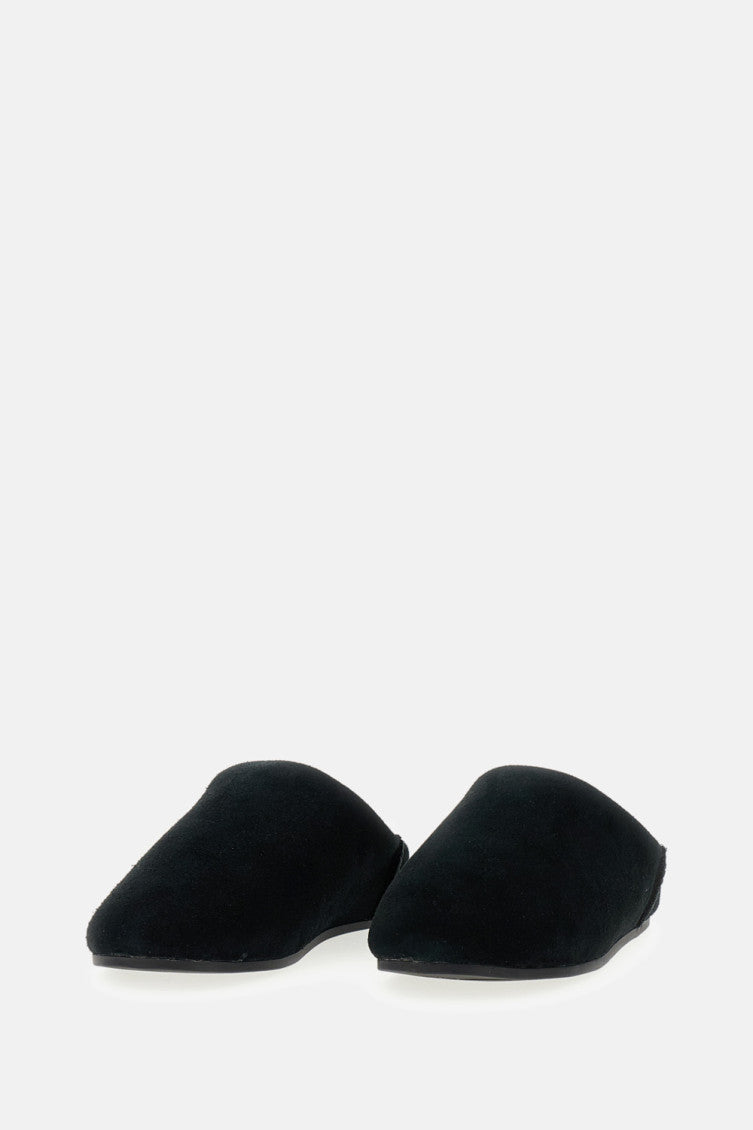Black Slip On Mules 2