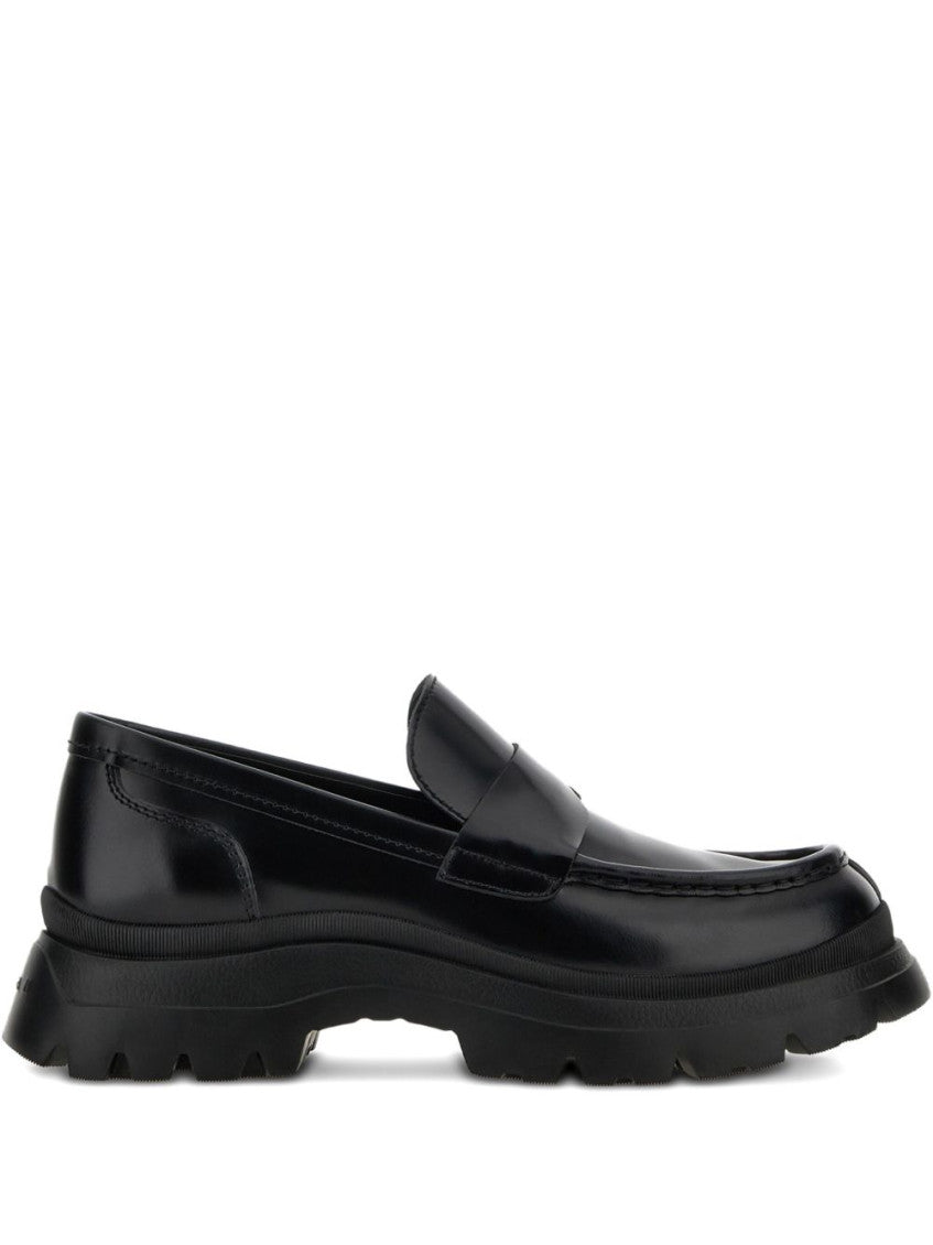 Black Leather Loafers 1