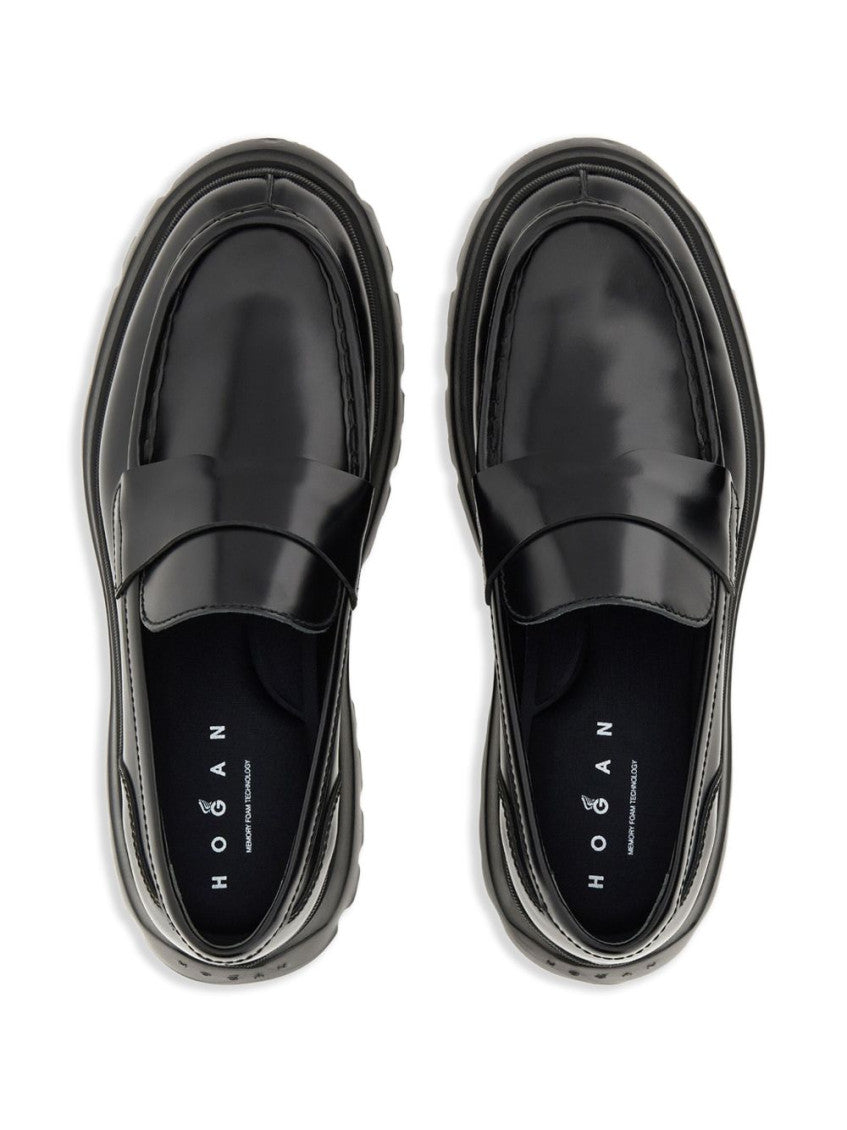 Black Leather Loafers 5