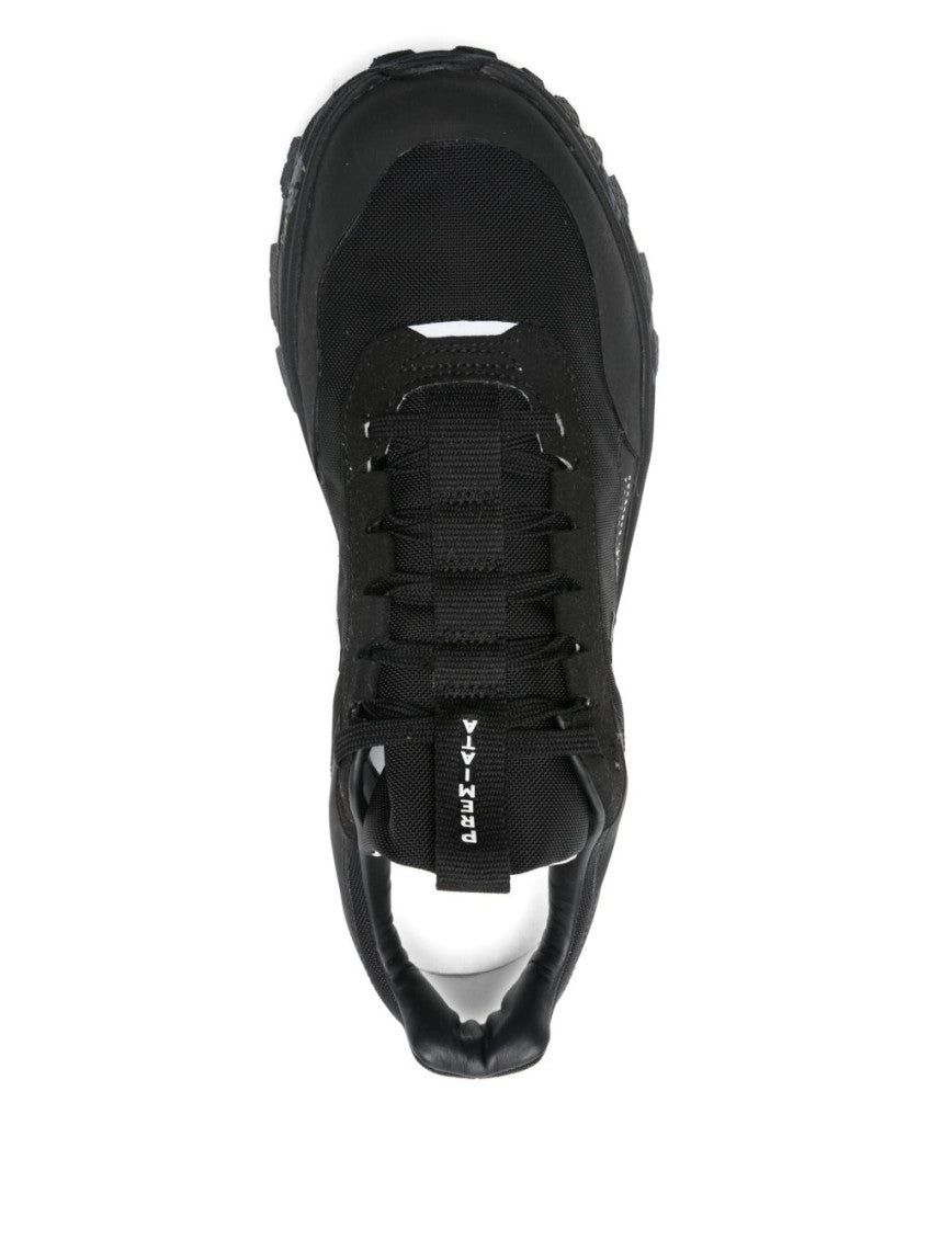 Black Lace Up Sneakers 3