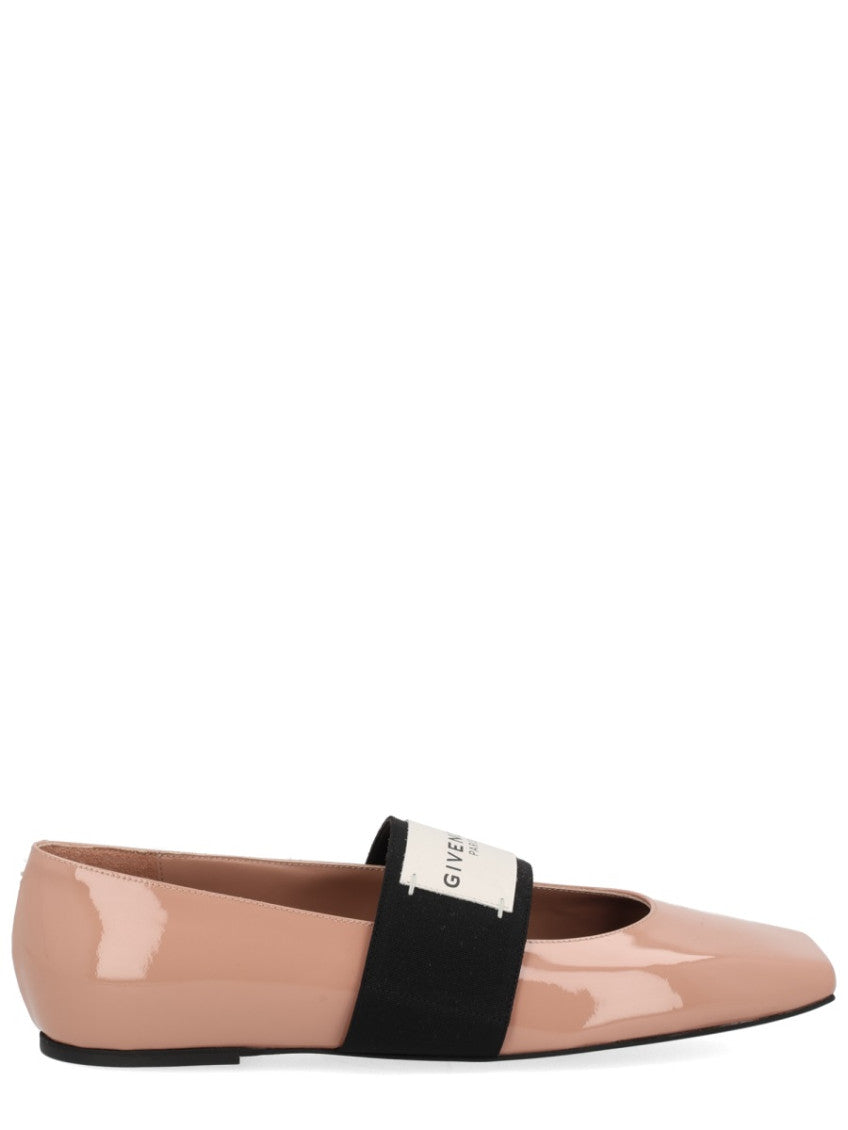 Pink Leather Ballet Flats 1