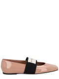 Pink Leather Ballet Flats 1