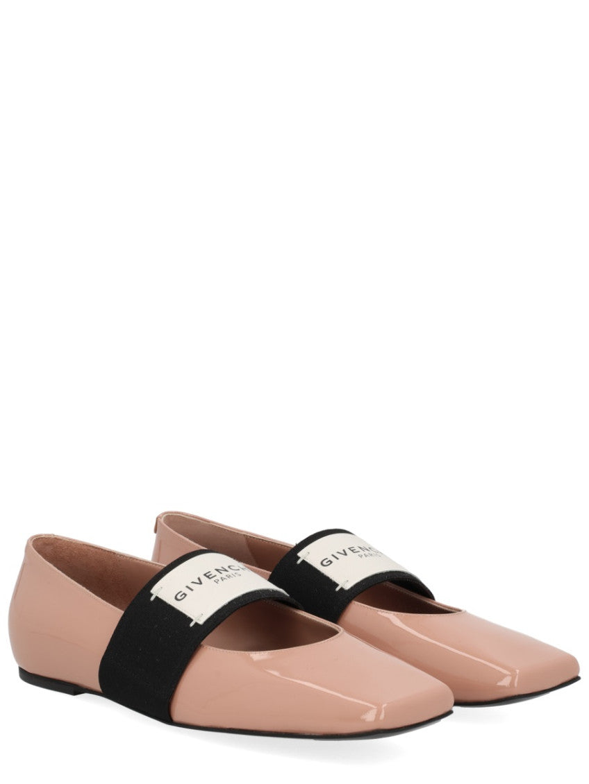 Pink Leather Ballet Flats 2