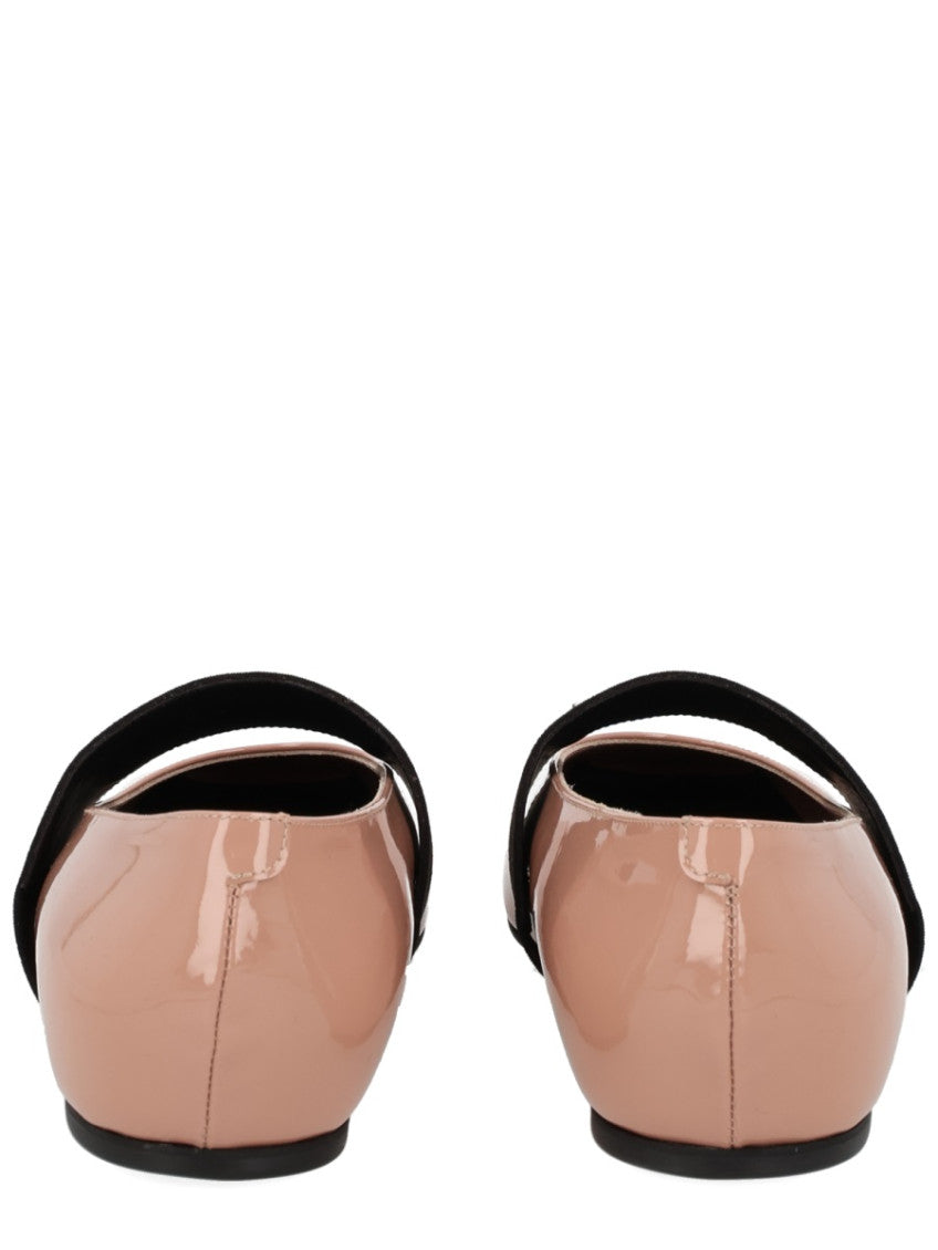 Pink Leather Ballet Flats 4