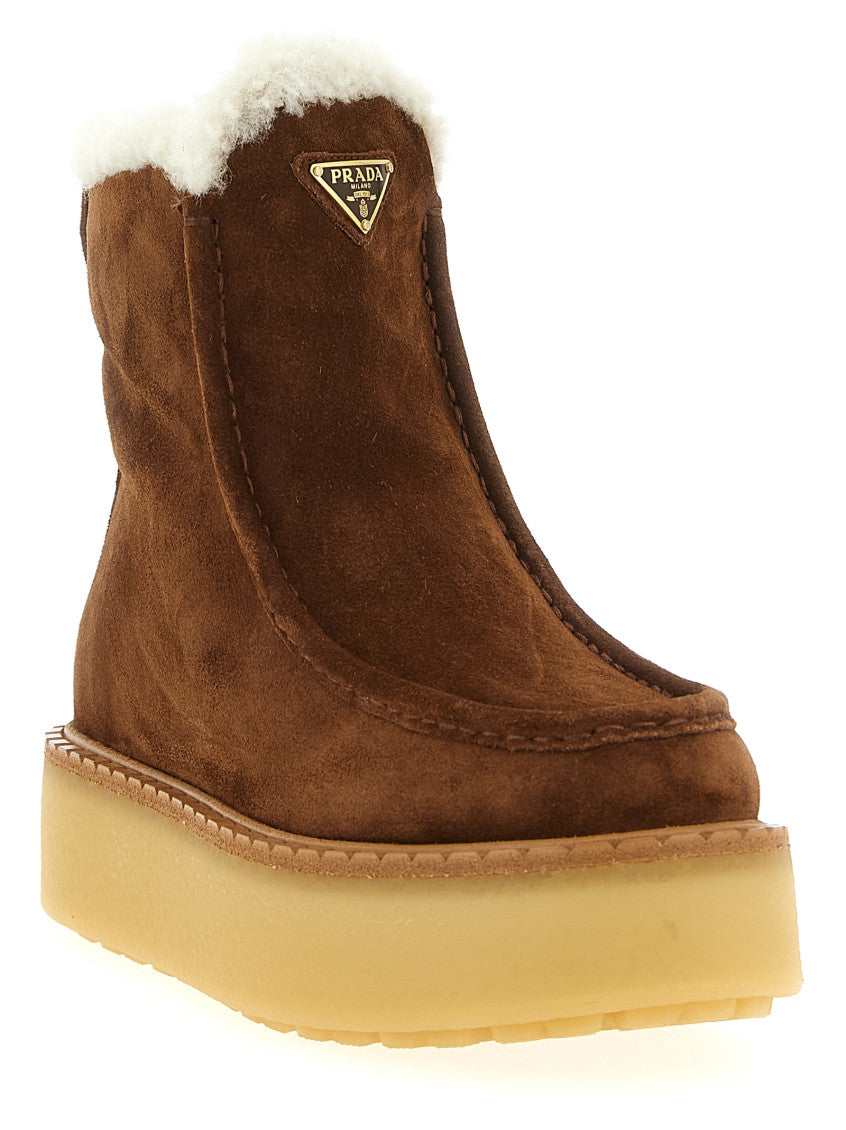 Brown Suede Ankle Boots 2