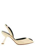 Natural Miranda Slingback Pumps 1