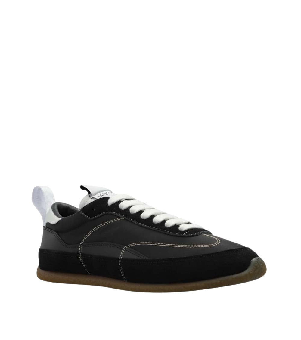 Black Logo Low-Top Sneakers 2