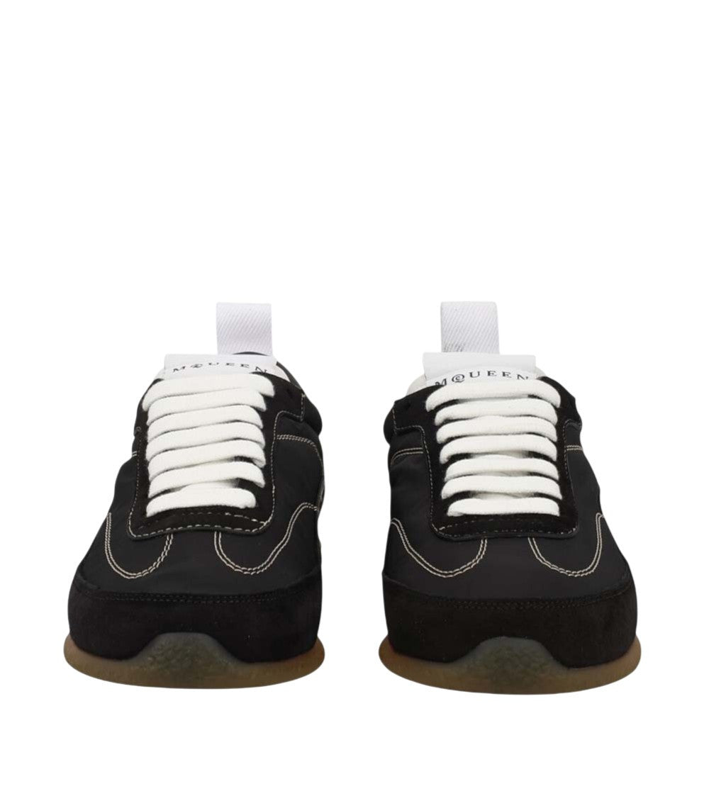 Black Logo Low-Top Sneakers 4