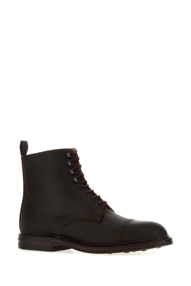 Brown Leather Coniston Ankle Boots 1