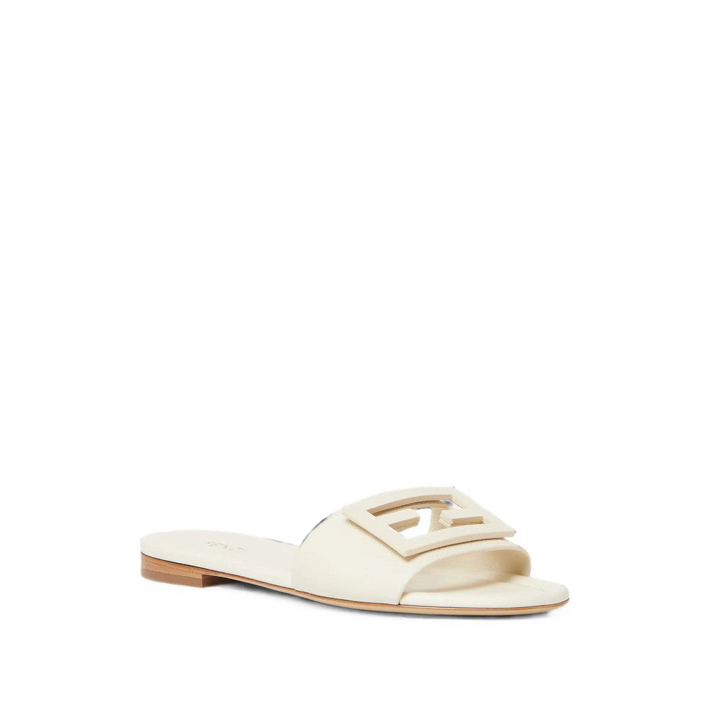 White Baguette Flats 3