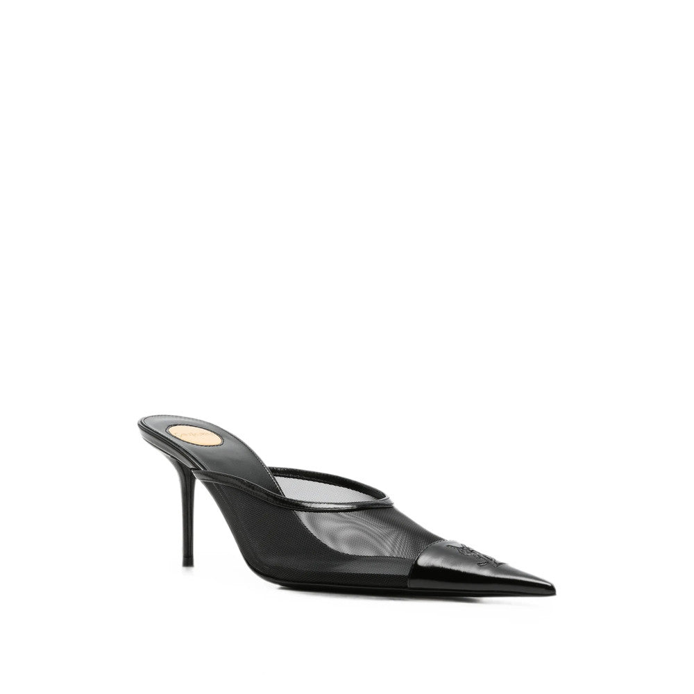 Black Transparent Cassandre Pumps 2