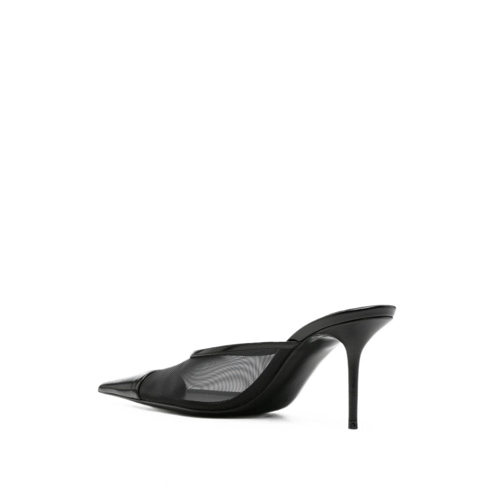 Black Transparent Cassandre Pumps 4