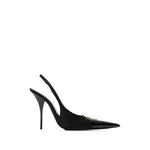 Black Slingback Pumps 1