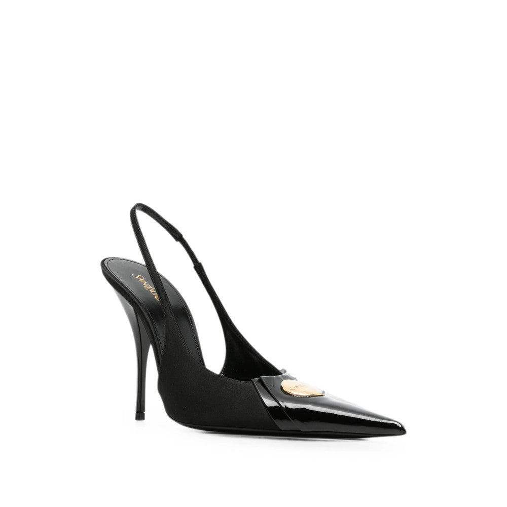 Black Slingback Pumps 3
