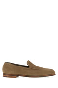 Khaki Suede Loafers 1