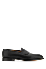 Black Leather Piccadilly Loafers 1