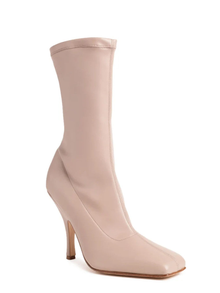 Taupe Leather Boots 2