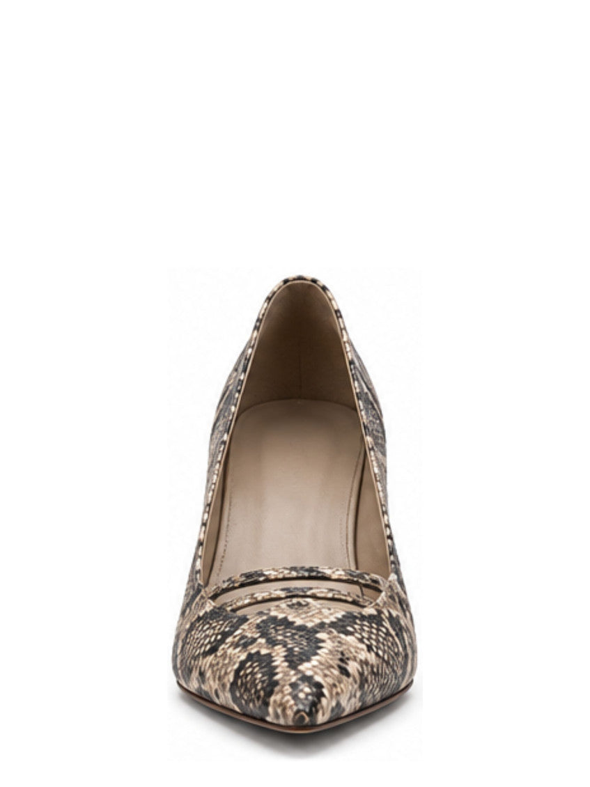Brown Printed Gigi Pumps 3
