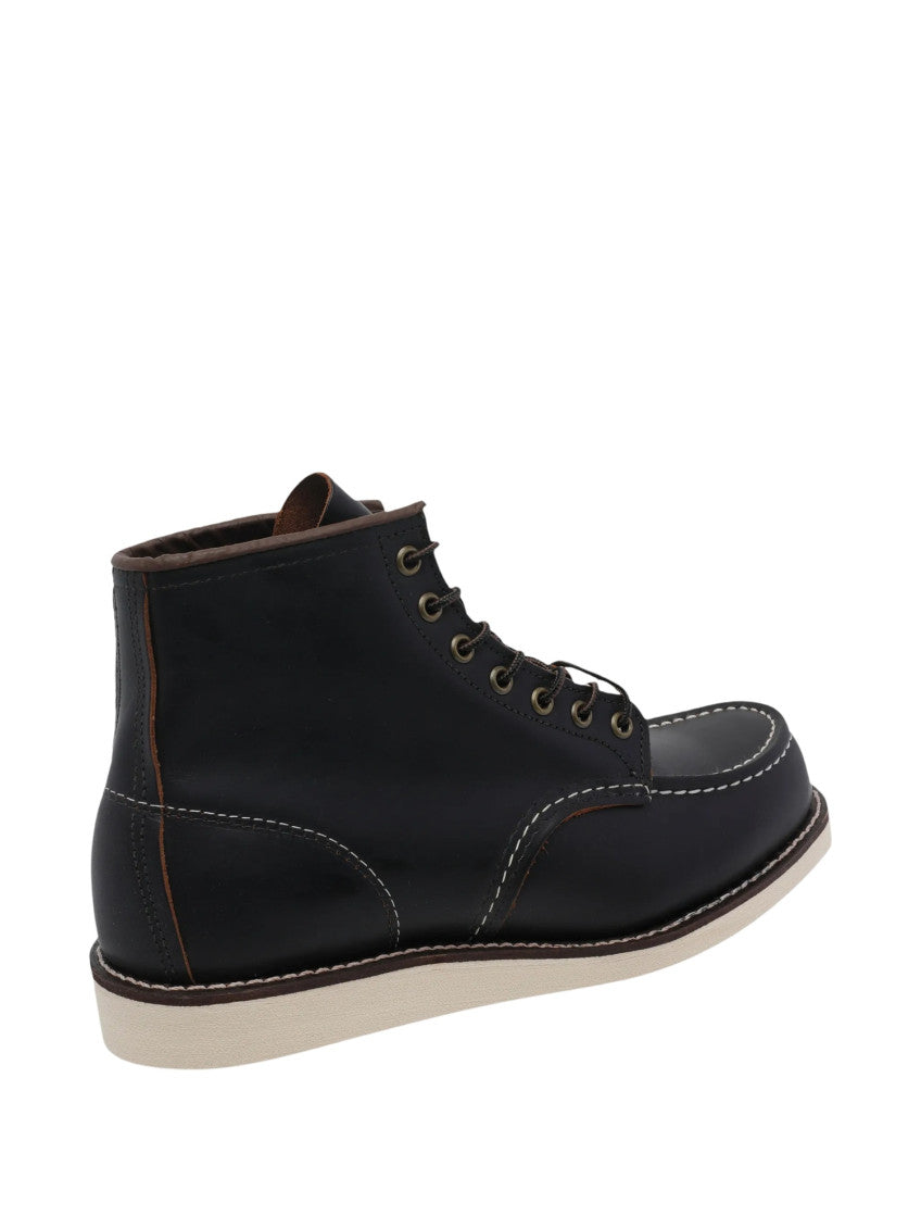 Black Solid Blacksmith Boots 4