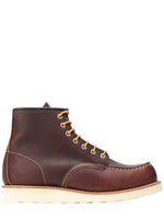 Brown Leather Moc Boots 1