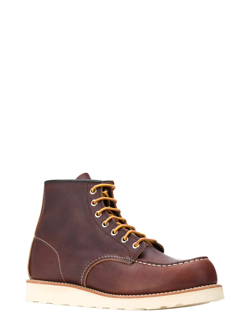 Brown Leather Moc Boots 2