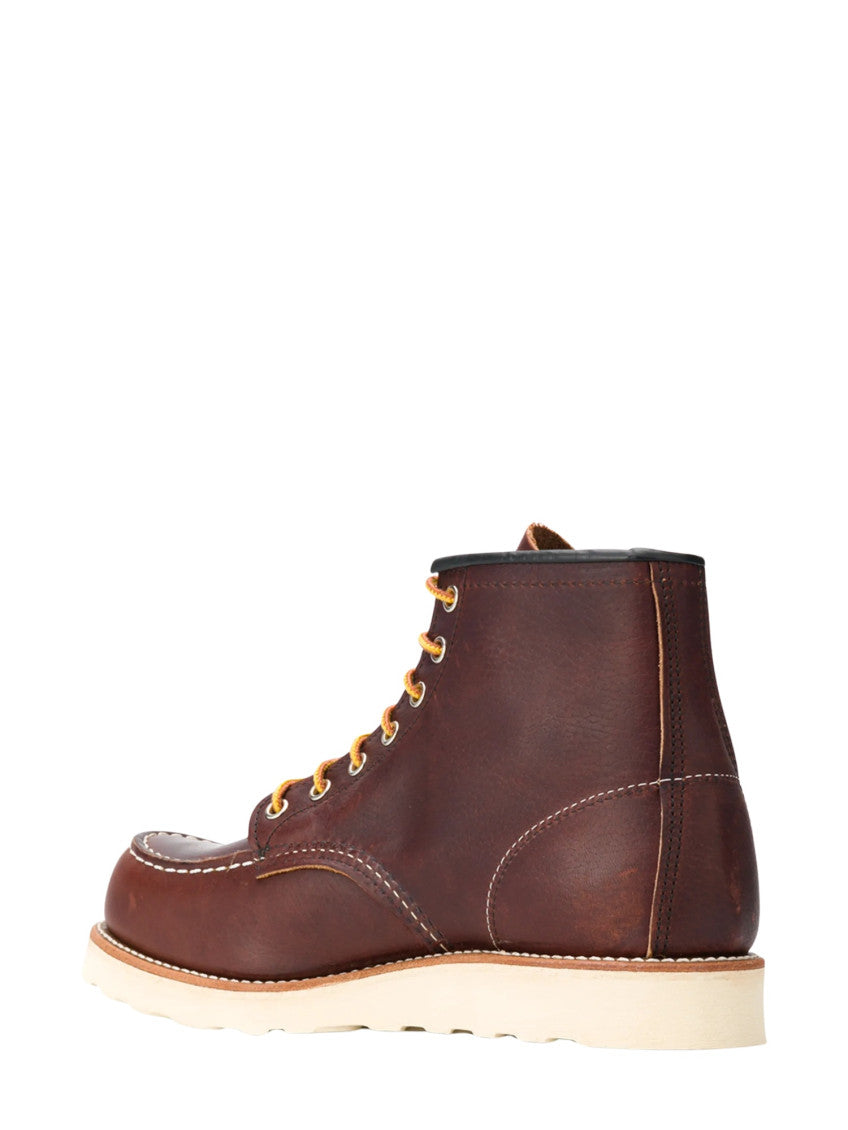 Brown Leather Moc Boots 3