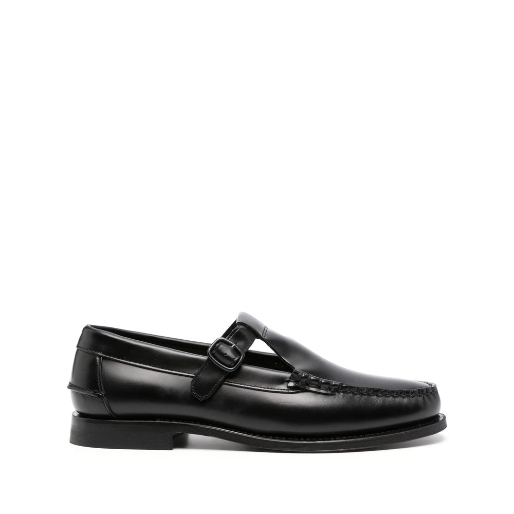 Black Leather Loafers 1