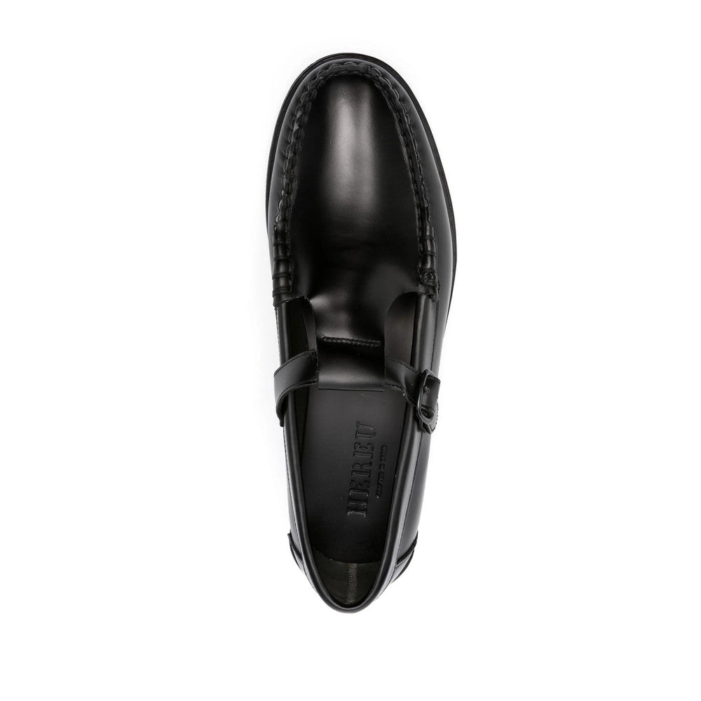 Black Leather Loafers 4