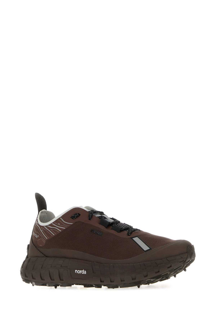 Dark Brown Lace-up Sneakers 2