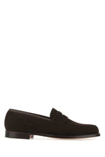 Dark Brown Suede Loafers 1