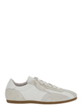 White Lace-up Sneakers 1