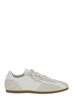White Lace-up Sneakers 1