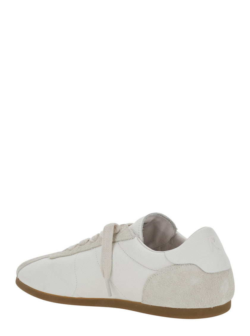 White Lace-up Sneakers 3