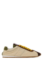 Beige Color Block Sneakers 1