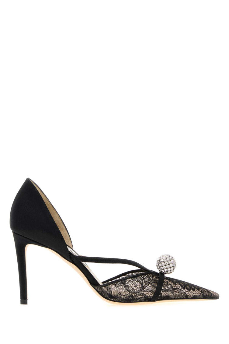 Black Lace Sacora Pumps 1