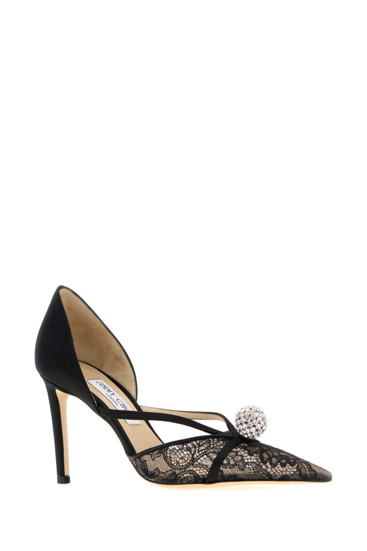 Black Lace Sacora Pumps 2
