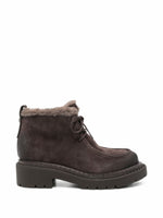 Brown Suede Demi Boots 1