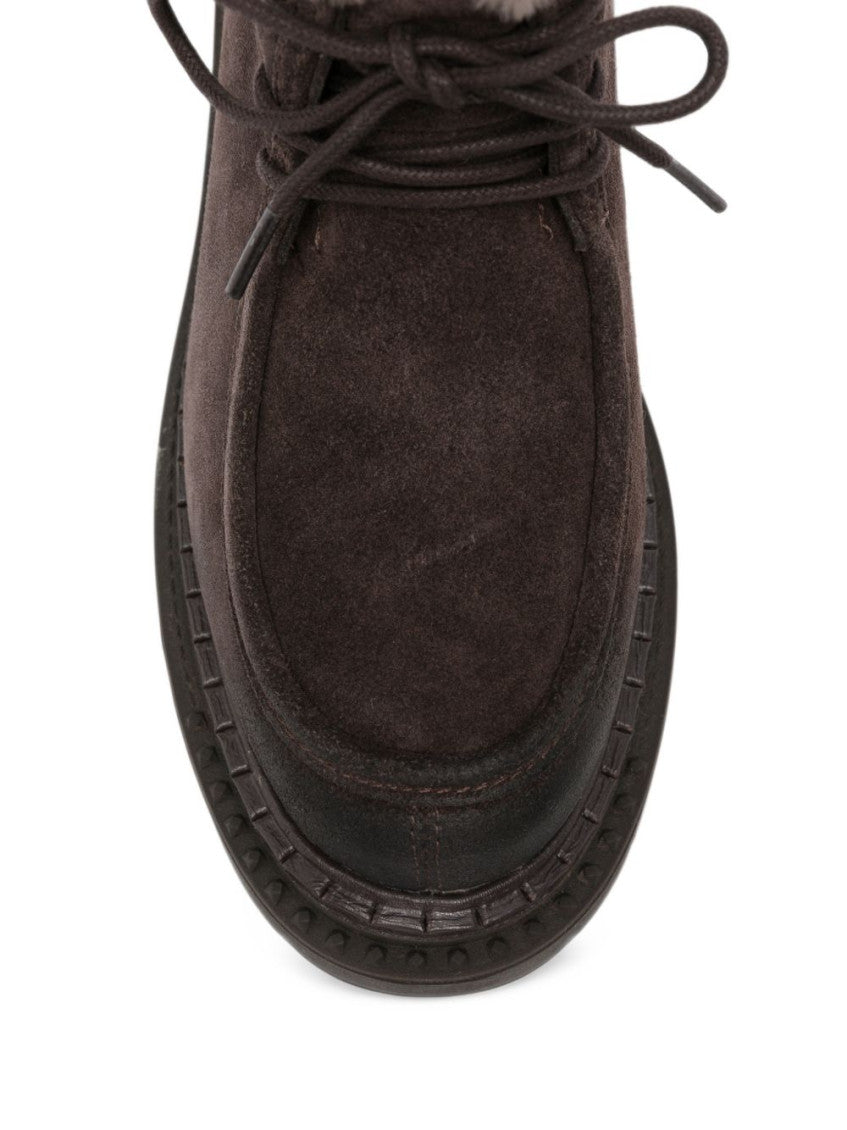 Brown Suede Demi Boots 3