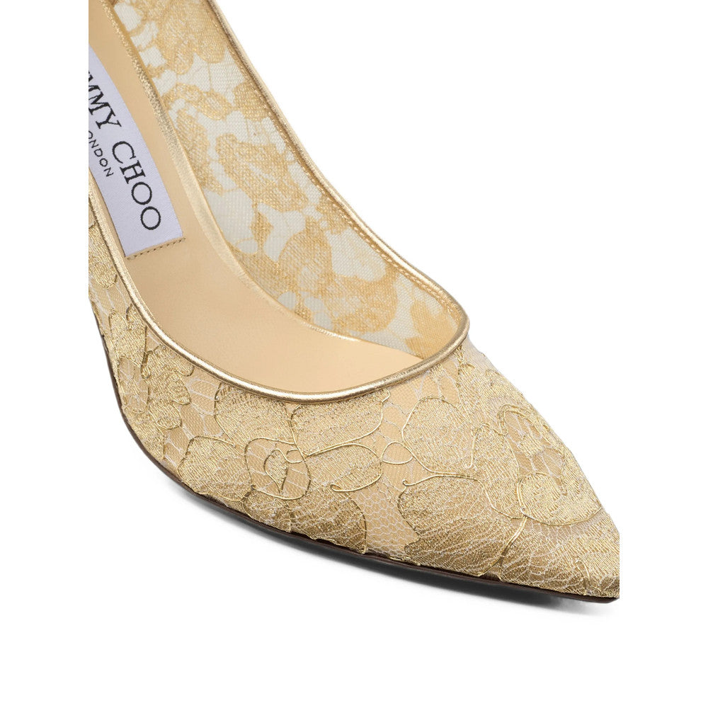 Golden Floral Romy Pumps 5
