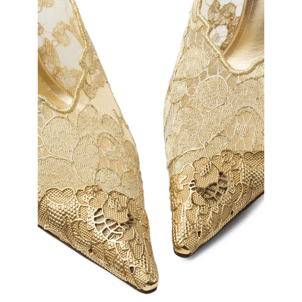 Golden Lace Faiz Pumps 3