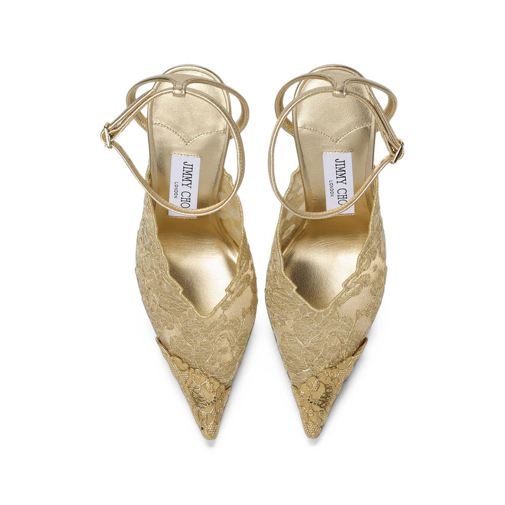 Golden Lace Faiz Pumps 4