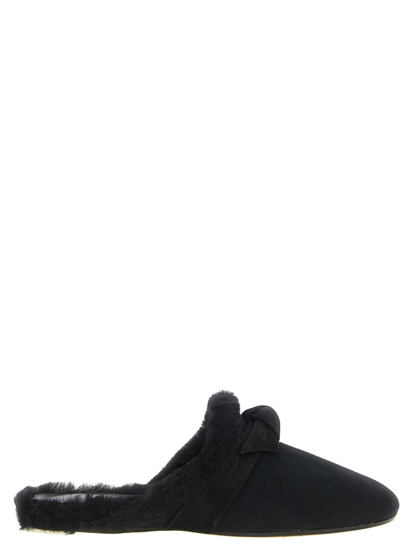 Black Clarita Mules 1