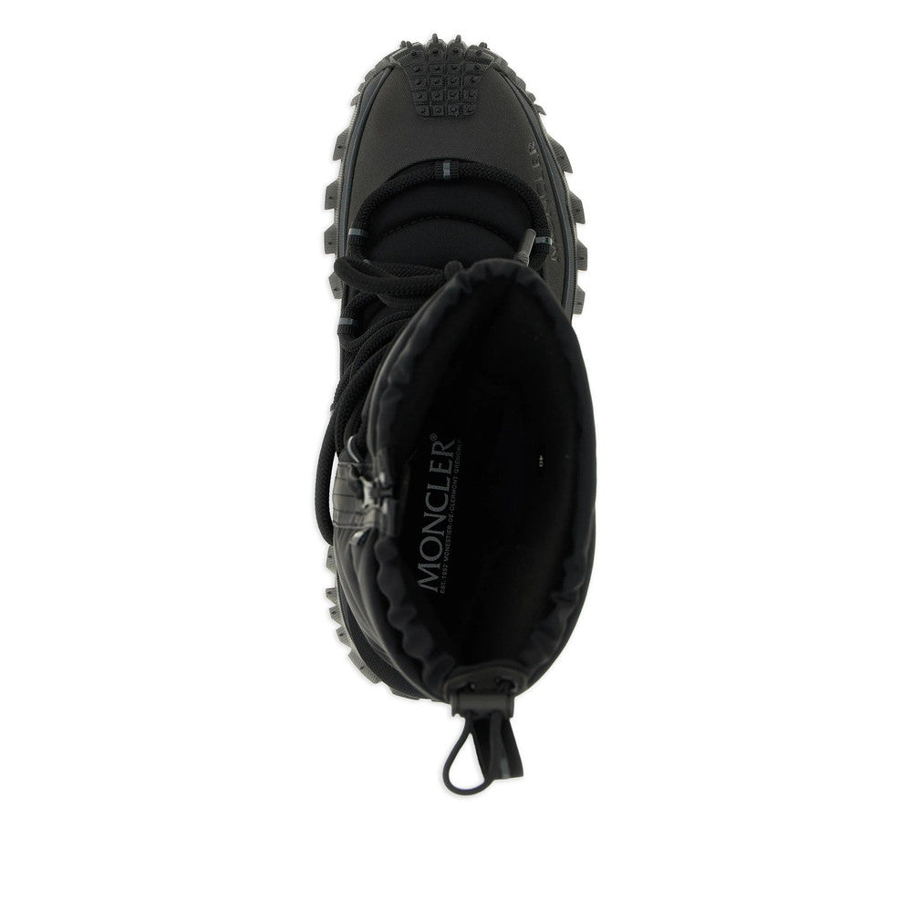 Black Lace Up Boots 4