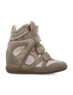 Taupe High-top Sneakers 1