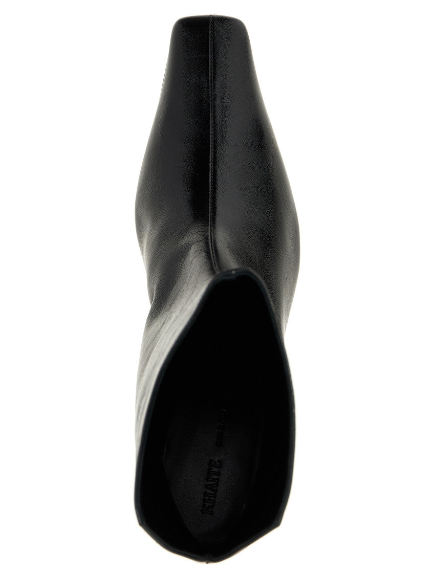 Black Square Toe Boots 4
