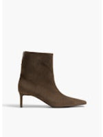 Brown Square Toe Boots 1